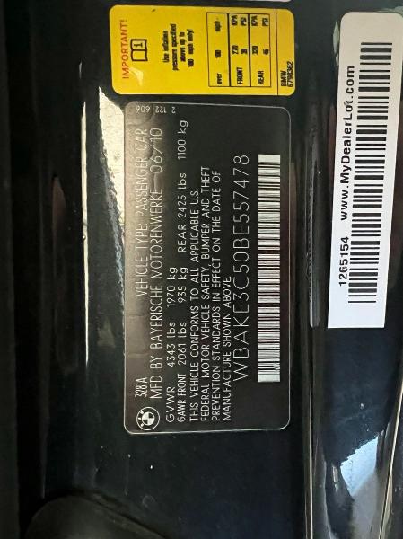 Aukcja sprzedaży 2011 Bmw 328 I, vin: WBAKE3C50BE557478, numer aukcji: 77729805