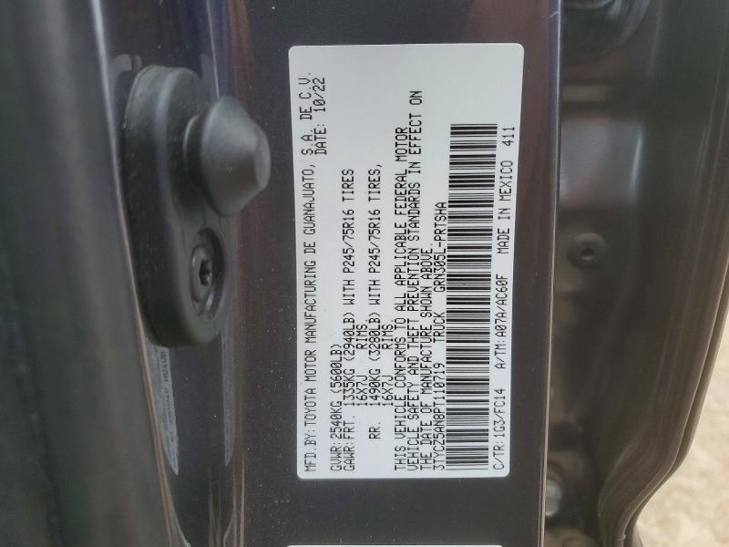 2023 Toyota Tacoma მანქანა იყიდება აუქციონზე, vin: 3TYCZ5AN8PT110719, აუქციონის ნომერი: 76602145