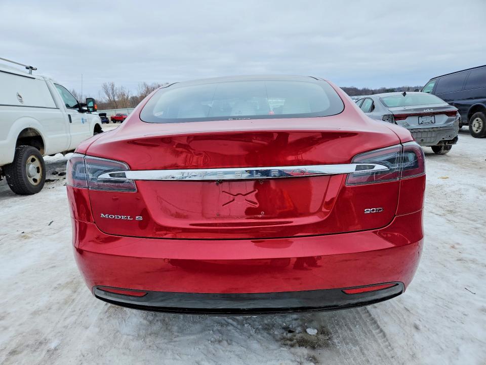 77076285 :رقم المزاد ، 5YJSA1E28HF180167 vin ، 2017 Tesla Model S مزاد بيع