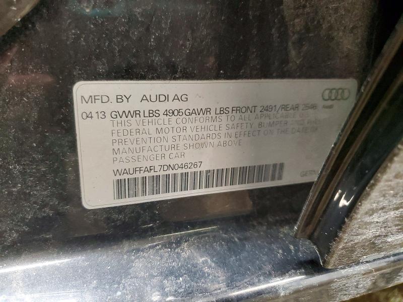 Продаж на аукціоні авто 2013 Audi A4, vin: WAUFFAFL7DN046267, номер лоту: 77843775