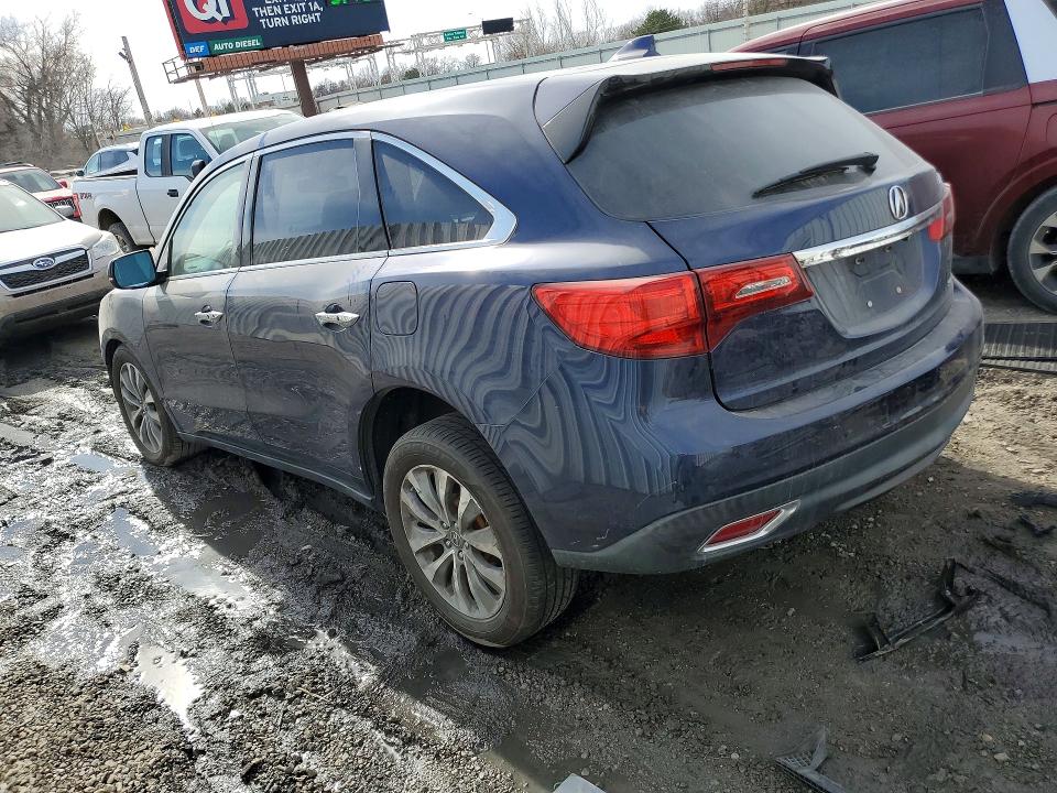 Aukcja sprzedaży 2014 Acura Mdx Techno, vin: 5FRYD4H43EB025827, numer aukcji: 76538055