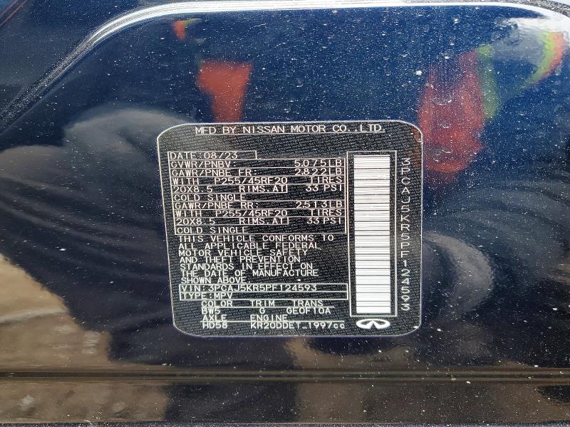 Продаж на аукціоні авто 2023 Infiniti Qx55, vin: 3PCAJ5KR5PF124593, номер лоту: 75785465