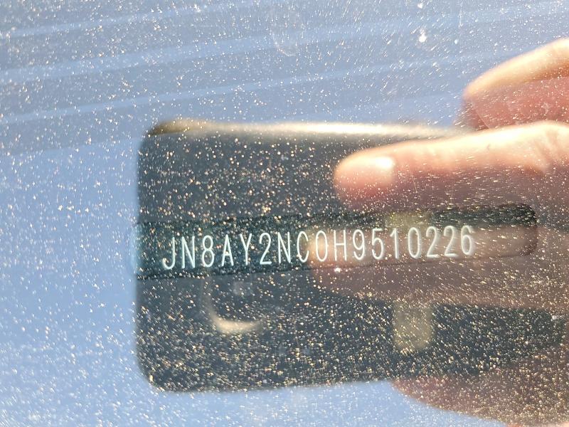 76512205 :رقم المزاد ، JN8AY2NC0H9510226 vin ، 2017 Nissan Armada Sv مزاد بيع
