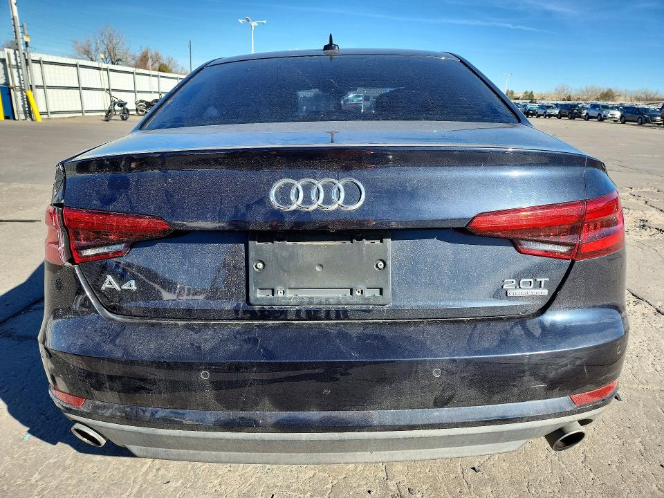 2017 Audi A4 მანქანა იყიდება აუქციონზე, vin: WAUANAF49HN001973, აუქციონის ნომერი: 74507115