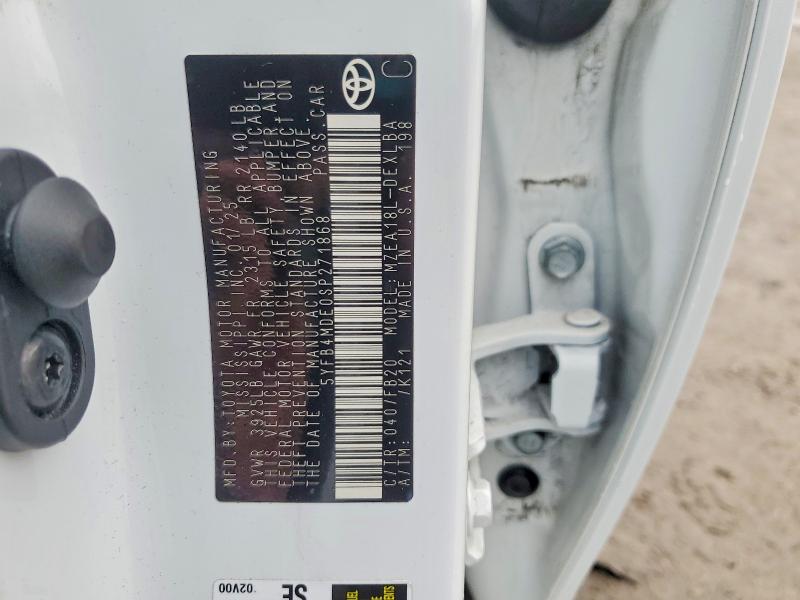 Aukcja sprzedaży 2025 Toyota Corolla, vin: 5YFB4MDE0SP271868, numer aukcji: 78002555