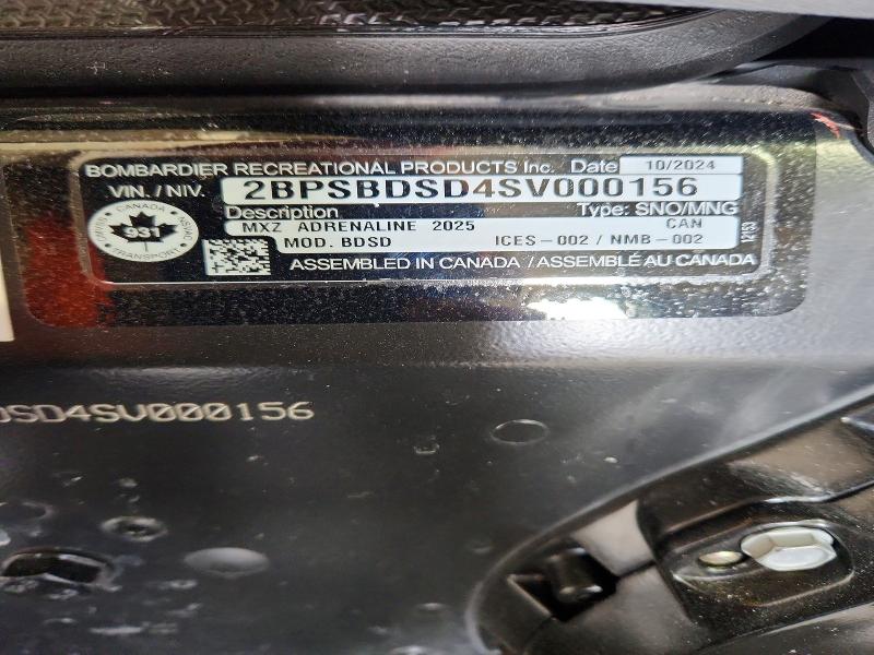 Продаж на аукціоні авто 2025 Skid Unknown, vin: 2BPSBDSD4SV000156, номер лоту: 78613305
