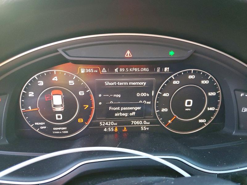 2019 Audi Q7 მანქანა იყიდება აუქციონზე, vin: WA1VAAF72KD001377, აუქციონის ნომერი: 78098855