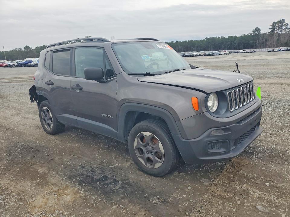 Продаж на аукціоні авто 2018 Jeep Renegade, vin: ZACCJBAB7JPH61593, номер лоту: 99124995