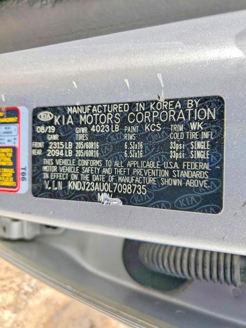 Aukcja sprzedaży 2020 Kia Soul, vin: KNDJ23AU0L7098735, numer aukcji: 77914395