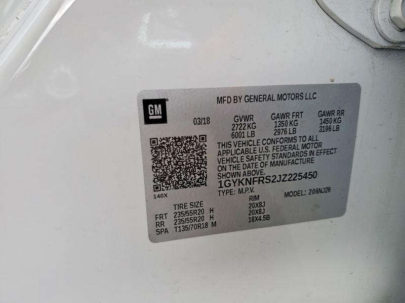 Продаж на аукціоні авто 2018 Cadillac Xt5, vin: 1GYKNFRS2JZ225450, номер лоту: 78890155