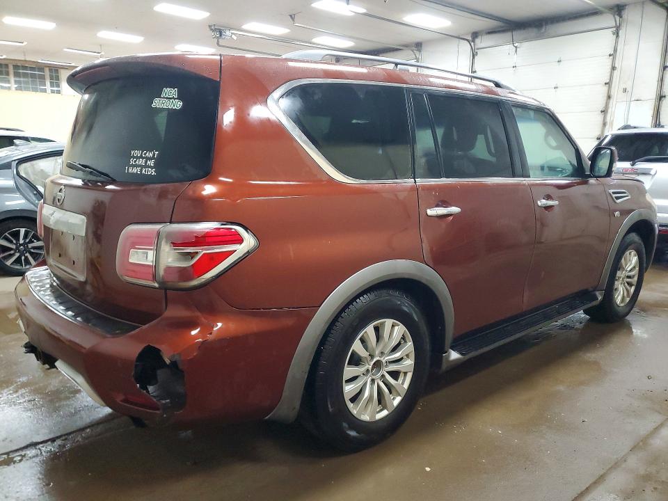 77097395 :رقم المزاد ، JN8AY2NC9J9550536 vin ، 2018 Nissan Armada مزاد بيع