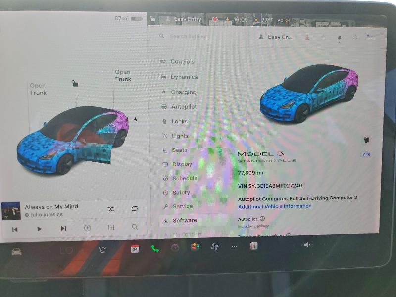 2021 Tesla Model 3 მანქანა იყიდება აუქციონზე, vin: 5YJ3E1EA3MF027240, აუქციონის ნომერი: 78904335