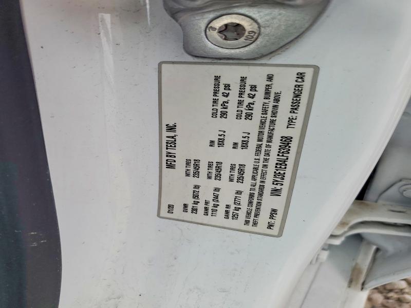 Aukcja sprzedaży 2020 Tesla Model 3, vin: 5YJ3E1EB4LF639468, numer aukcji: 79052175