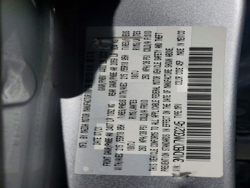 Aukcja sprzedaży 2021 Mazda Cx-30, vin: 3MVDMBDY7MM302145, numer aukcji: 77145585