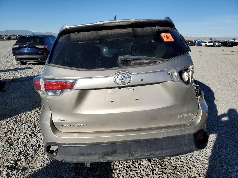 76002045 :رقم المزاد ، 5TDBKRFH4ES071503 vin ، 2014 Toyota Highlander مزاد بيع