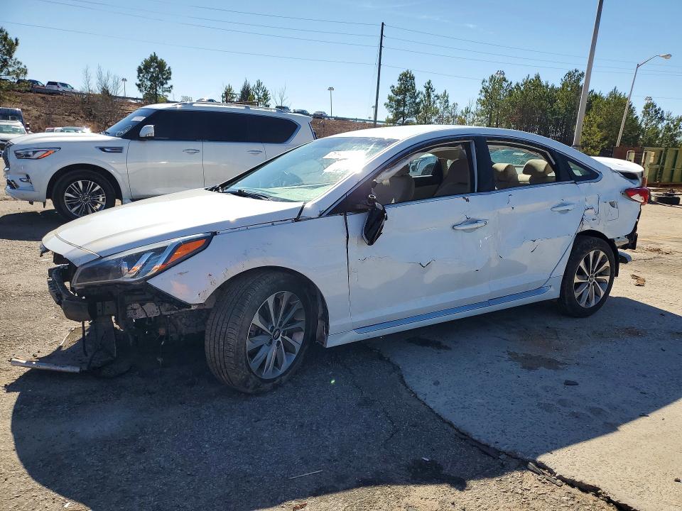 Auction sale of the 2017 Hyundai Sonata, vin: 5NPE34AF4HH515007, lot number: 76949365