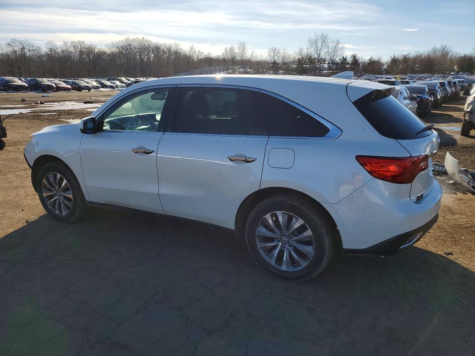 76455765 :رقم المزاد ، 5FRYD4H44FB024204 vin ، 2015 Acura Mdx مزاد بيع