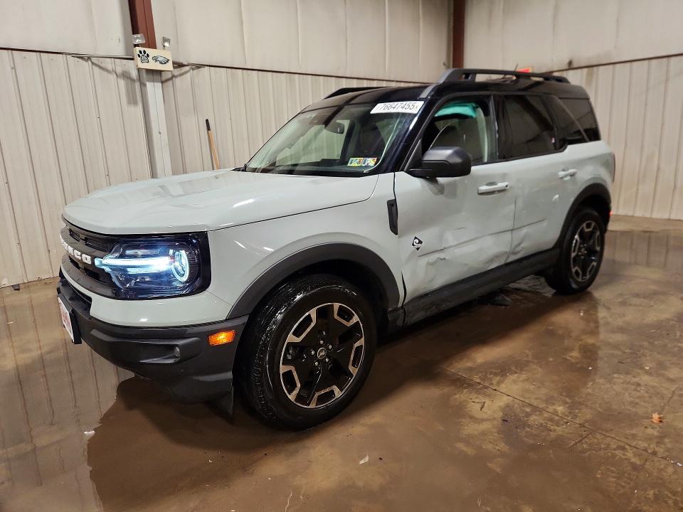 76647455 :رقم المزاد ، 3FMCR9C66NRD56530 vin ، 2022 Ford Bronco Sport مزاد بيع