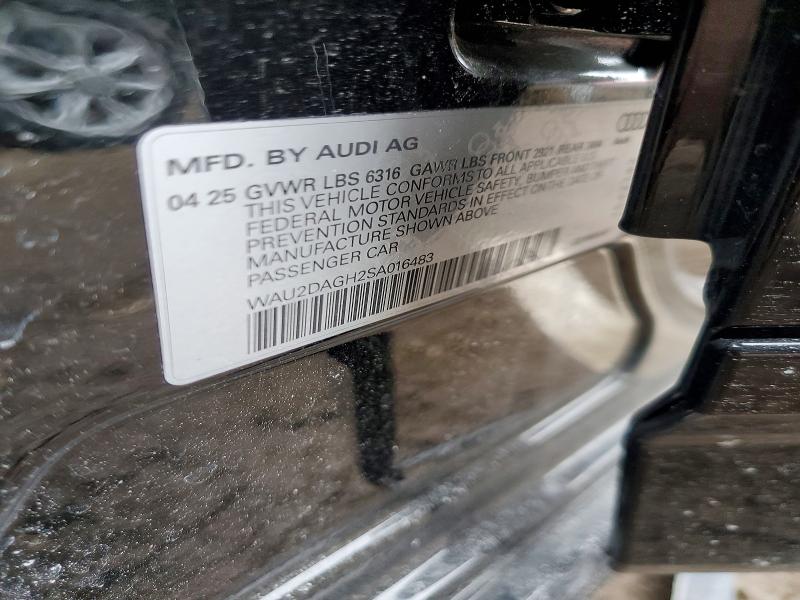 Aukcja sprzedaży 2025 Audi A6 E-tron, vin: WAU2DAGH2SA016483, numer aukcji: 76189815