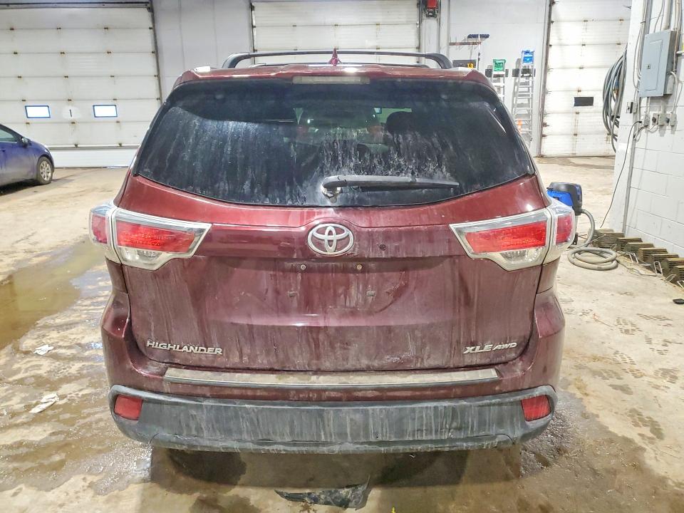 Aukcja sprzedaży 2016 Toyota Highlander, vin: 5TDJKRFHXGS323267, numer aukcji: 76525905