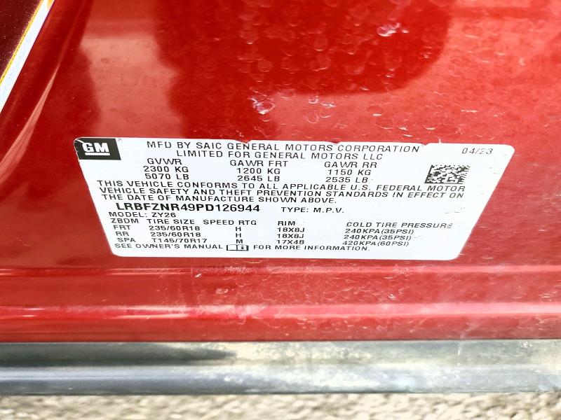 Продажа на аукционе авто 2023 Buick Envision, vin: LRBFZNR49PD126944, номер лота: 77414465