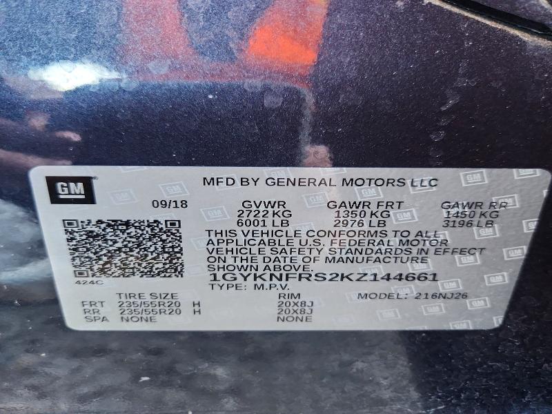 Aukcja sprzedaży 2019 Cadillac Xt5, vin: 1GYKNFRS2KZ144661, numer aukcji: 79092145