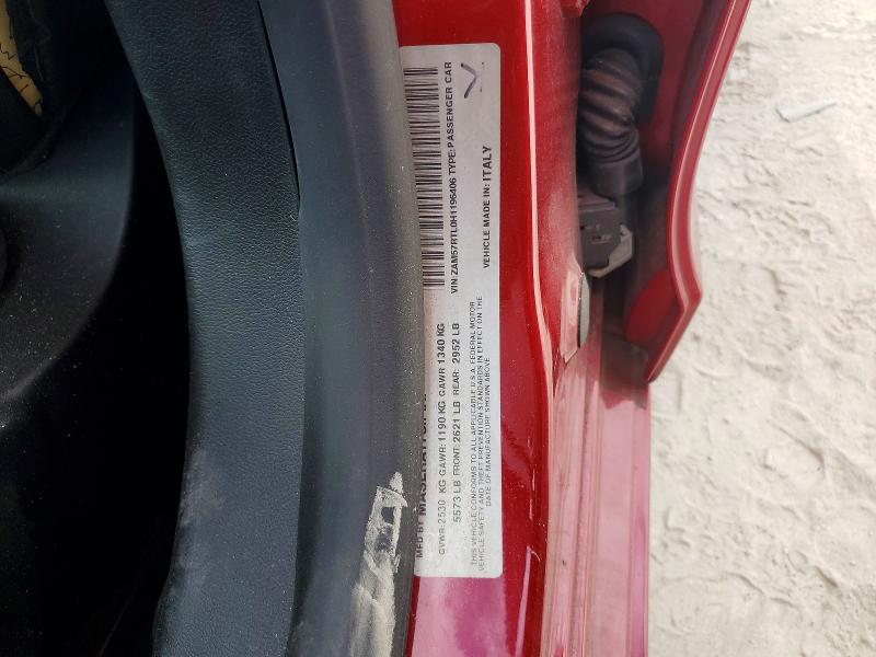 79312165 :رقم المزاد ، ZAM57RTL0H1196406 vin ، 2017 Maserati Ghibli مزاد بيع