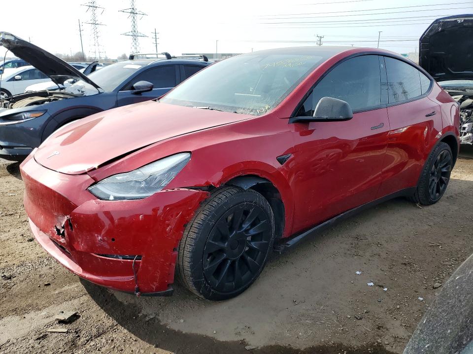 Продажа на аукционе авто 2021 Tesla Model Y, vin: 5YJYGDEE4MF184215, номер лота: 74506305