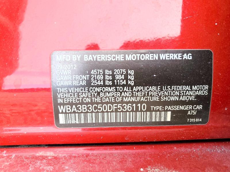 78469255 :رقم المزاد ، WBA3B3C50DF536110 vin ، 2013 Bmw 328 مزاد بيع