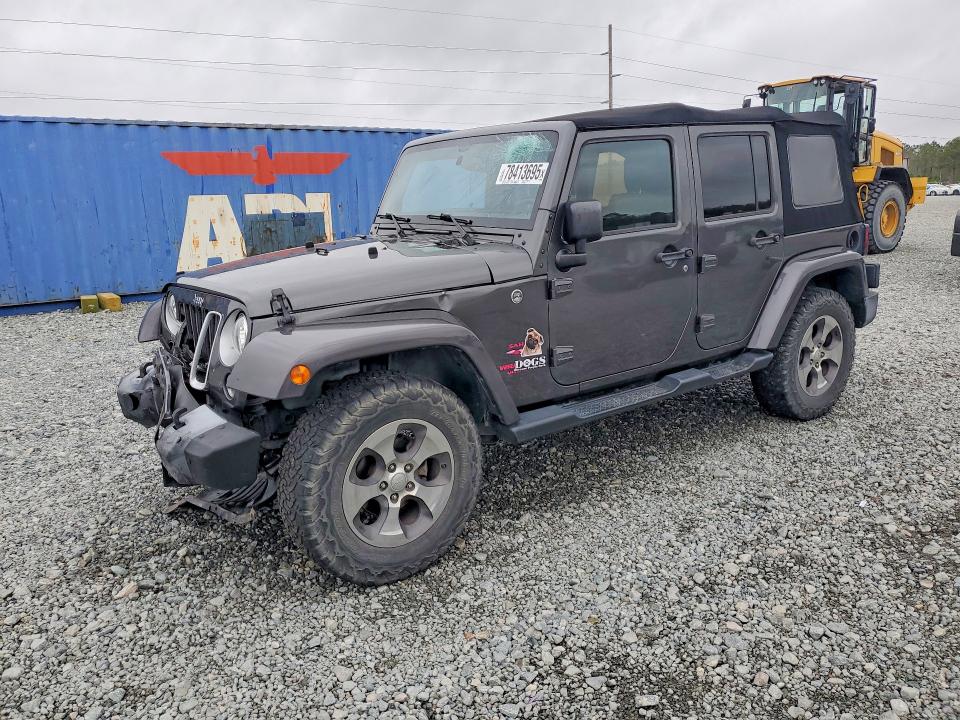 78413695 :رقم المزاد ، 1C4BJWEG1HL506901 vin ، 2017 Jeep Wrangler Unlimited مزاد بيع