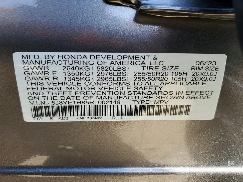Продаж на аукціоні авто 2024 Acura Mdx, vin: 5J8YE1H85RL002148, номер лоту: 77683255