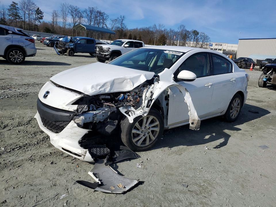 2012 Mazda 3 მანქანა იყიდება აუქციონზე, vin: JM1BL1V77C1695250, აუქციონის ნომერი: 76743935