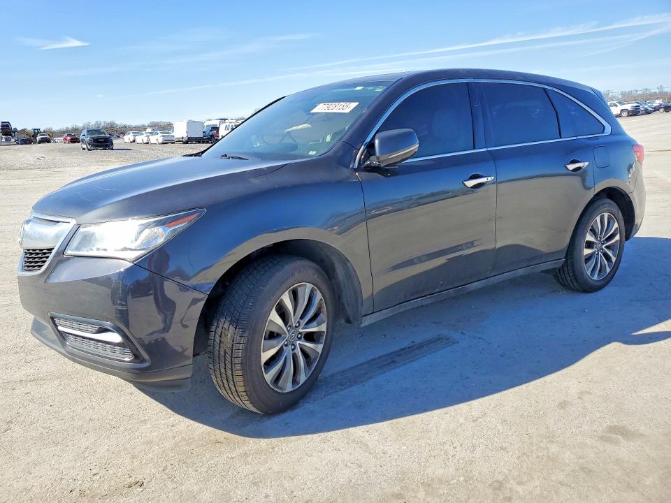 Продаж на аукціоні авто 2016 Acura Mdx, vin: 5FRYD3H44GB008323, номер лоту: 77928155