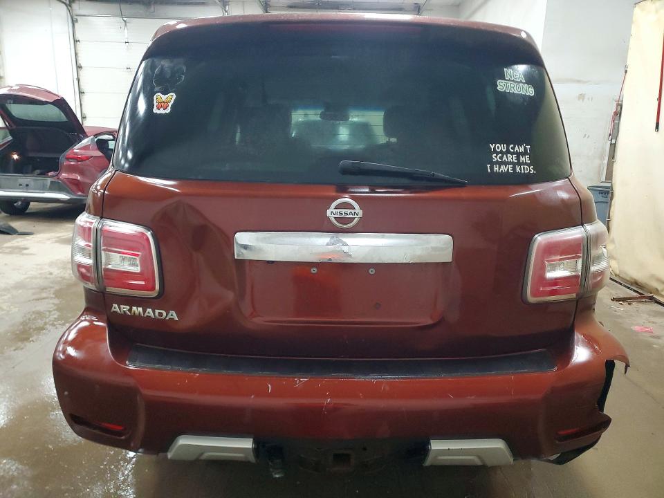 77097395 :رقم المزاد ، JN8AY2NC9J9550536 vin ، 2018 Nissan Armada مزاد بيع