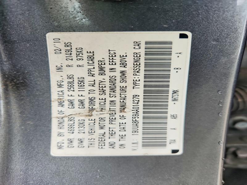 Aukcja sprzedaży 2010 Acura Tl, vin: 19UUA8F59AA014279, numer aukcji: 78694095