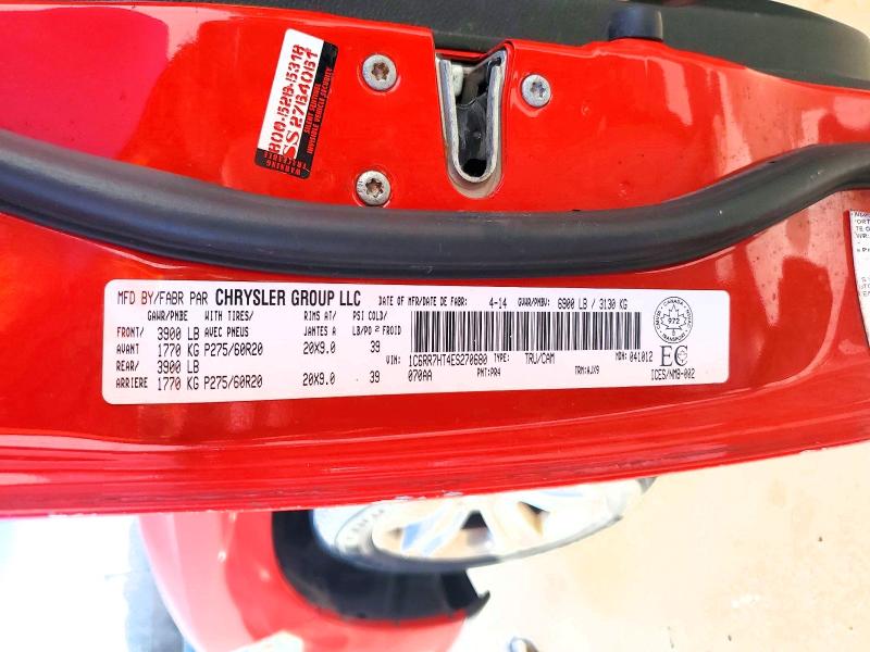 77083015 :رقم المزاد ، 1C6RR7HT4ES270680 vin ، 2014 Ram 1500 مزاد بيع