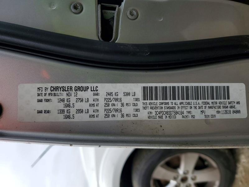 75709765 :رقم المزاد ، 3C4PDCAB3DT584164 vin ، 2013 Dodge Journey مزاد بيع