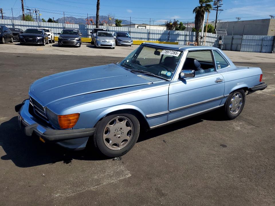 78977265 :رقم المزاد ، WDBBA48D6HA064052 vin ، 1987 Mercedes-benz 560 مزاد بيع