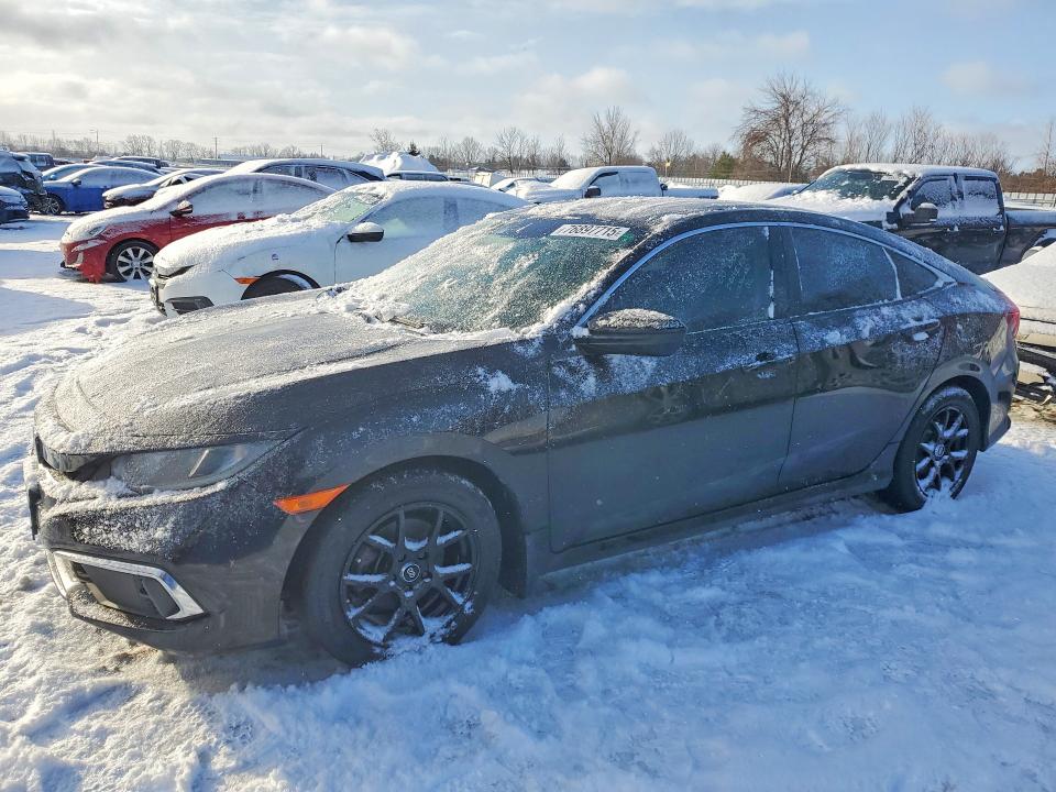 76897715 :رقم المزاد ، 2HGFC2F50KH040224 vin ، 2019 Honda Civic Lx 4dr مزاد بيع