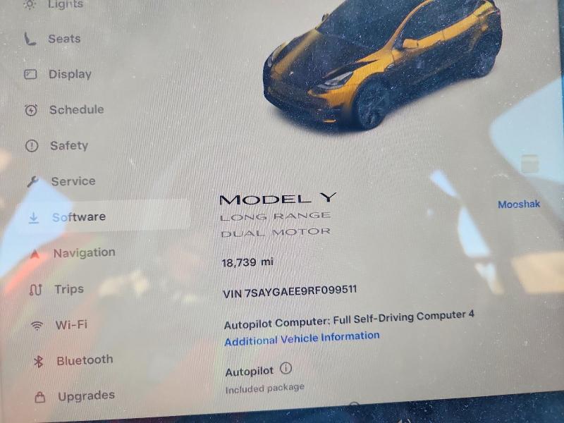 Продажа на аукционе авто 2024 Tesla Model Y, vin: 7SAYGAEE9RF099511, номер лота: 75444185
