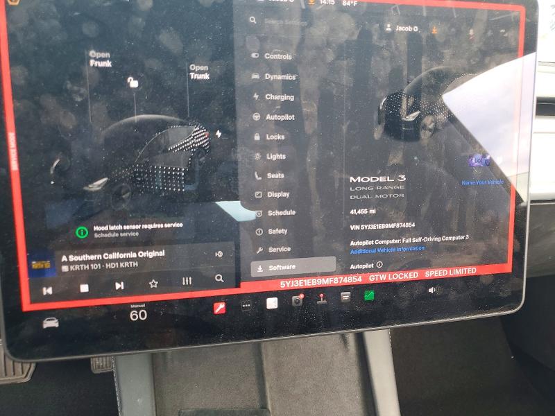 Aukcja sprzedaży 2021 Tesla Model 3, vin: 5YJ3E1EB9MF874854, numer aukcji: 78099305