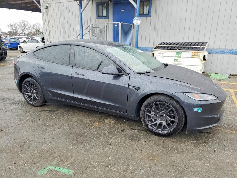 2025 Tesla Model 3 მანქანა იყიდება აუქციონზე, vin: 5YJ3E1EA3SF976350, აუქციონის ნომერი: 77609045