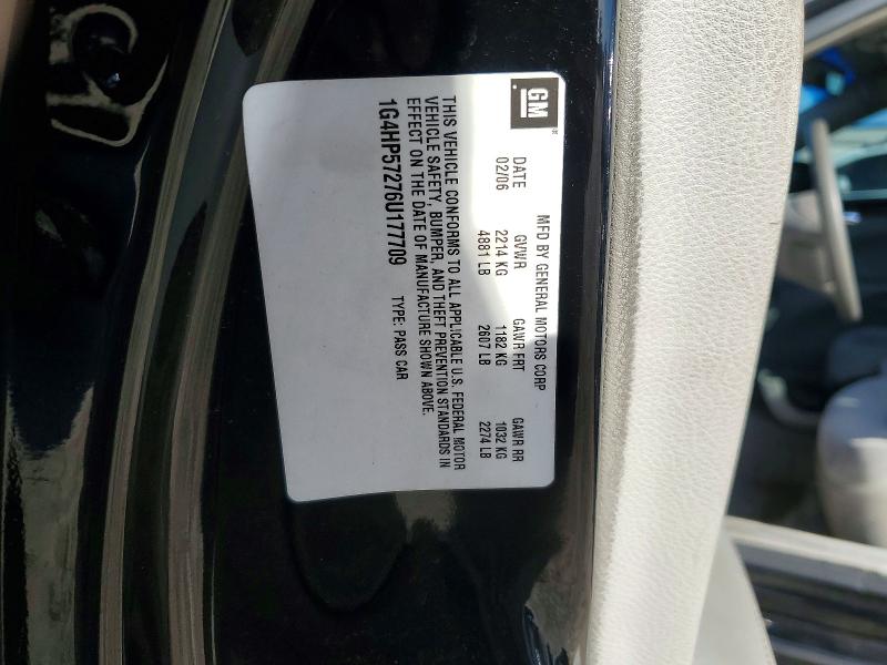 Aukcja sprzedaży 2006 Buick Lucerne, vin: 1G4HP57276U177709, numer aukcji: 75841255