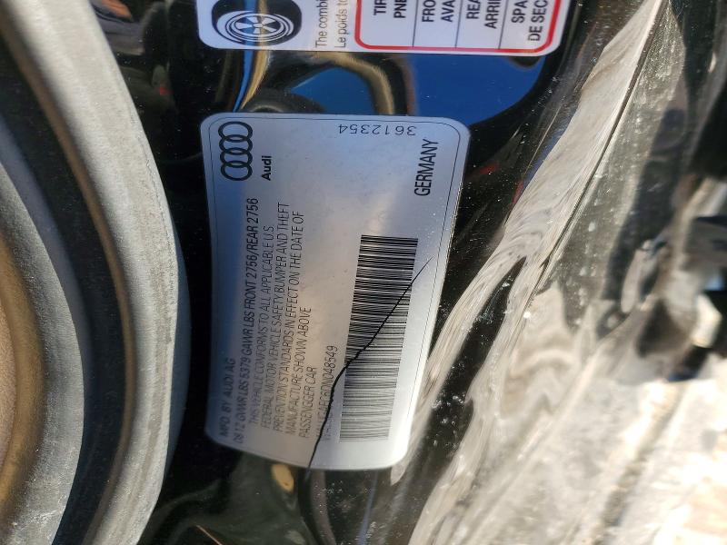 75543955 :رقم المزاد ، WAUJGAFC6DN048549 vin ، 2013 Audi A6 مزاد بيع