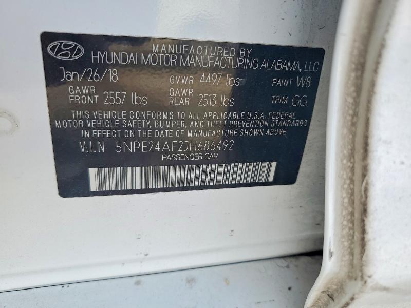 Продажа на аукционе авто 2018 Hyundai Sonata, vin: 5NPE24AF2JH686492, номер лота: 78788095