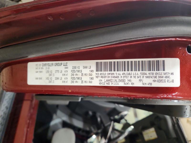 2010 Jeep Wrangler S მანქანა იყიდება აუქციონზე, vin: 1J4AA5D11AL154583, აუქციონის ნომერი: 78297805