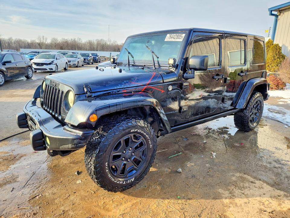 76442805 :رقم المزاد ، 1C4BJWEG5GL193320 vin ، 2016 Jeep Wrangler Unlimited مزاد بيع