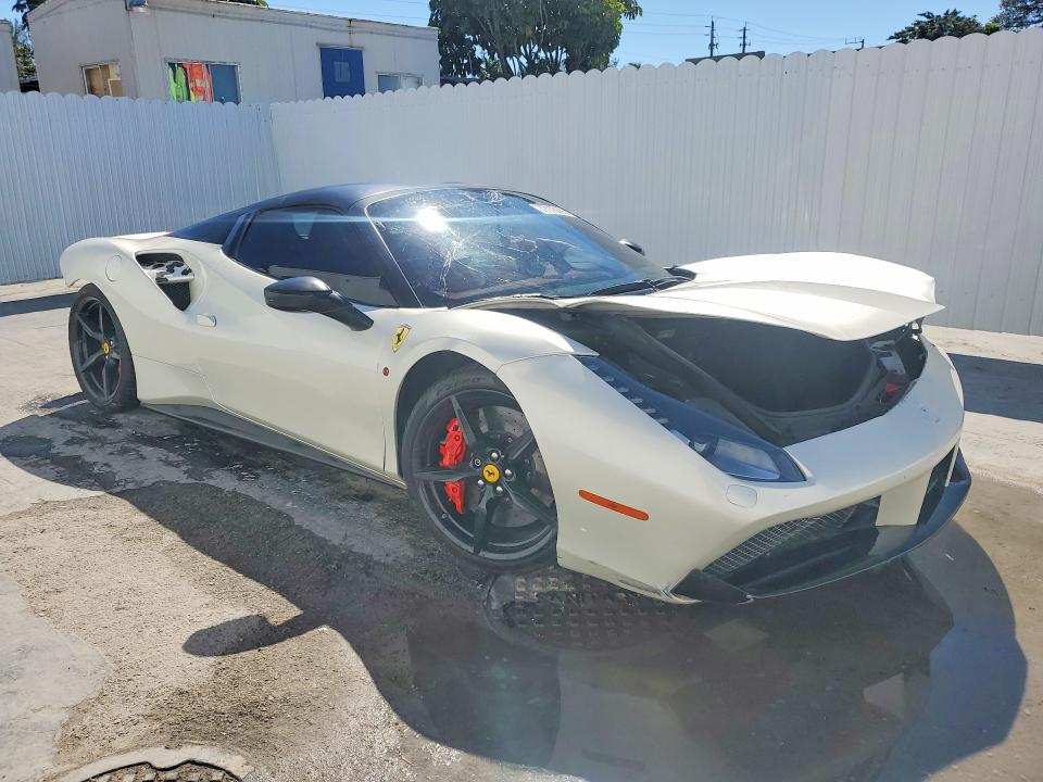 2018 Ferrari 488 Spider მანქანა იყიდება აუქციონზე, vin: ZFF80AMA4J0229716, აუქციონის ნომერი: 77175065