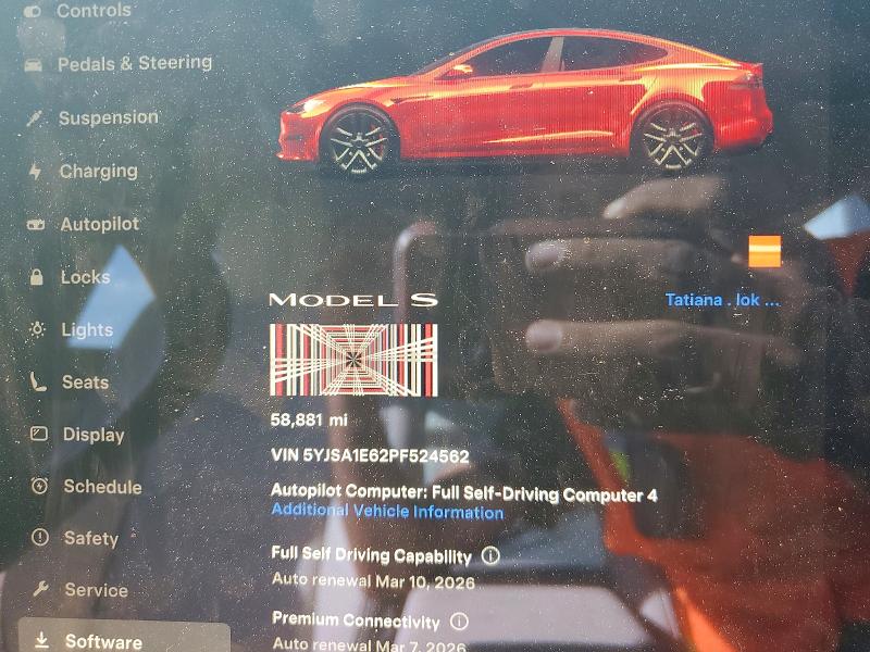 Продажа на аукционе авто 2023 Tesla Model S, vin: 5YJSA1E62PF524562, номер лота: 77786475