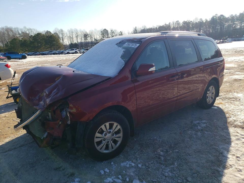 Auction sale of the 2011 Kia Sedona, vin: KNDMG4C74B6387780, lot number: 75627675